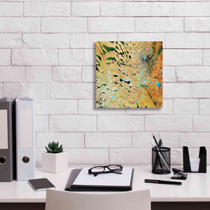 'Earth as Art: Parallel Dunes,' Canvas Wall Art,12 x 12