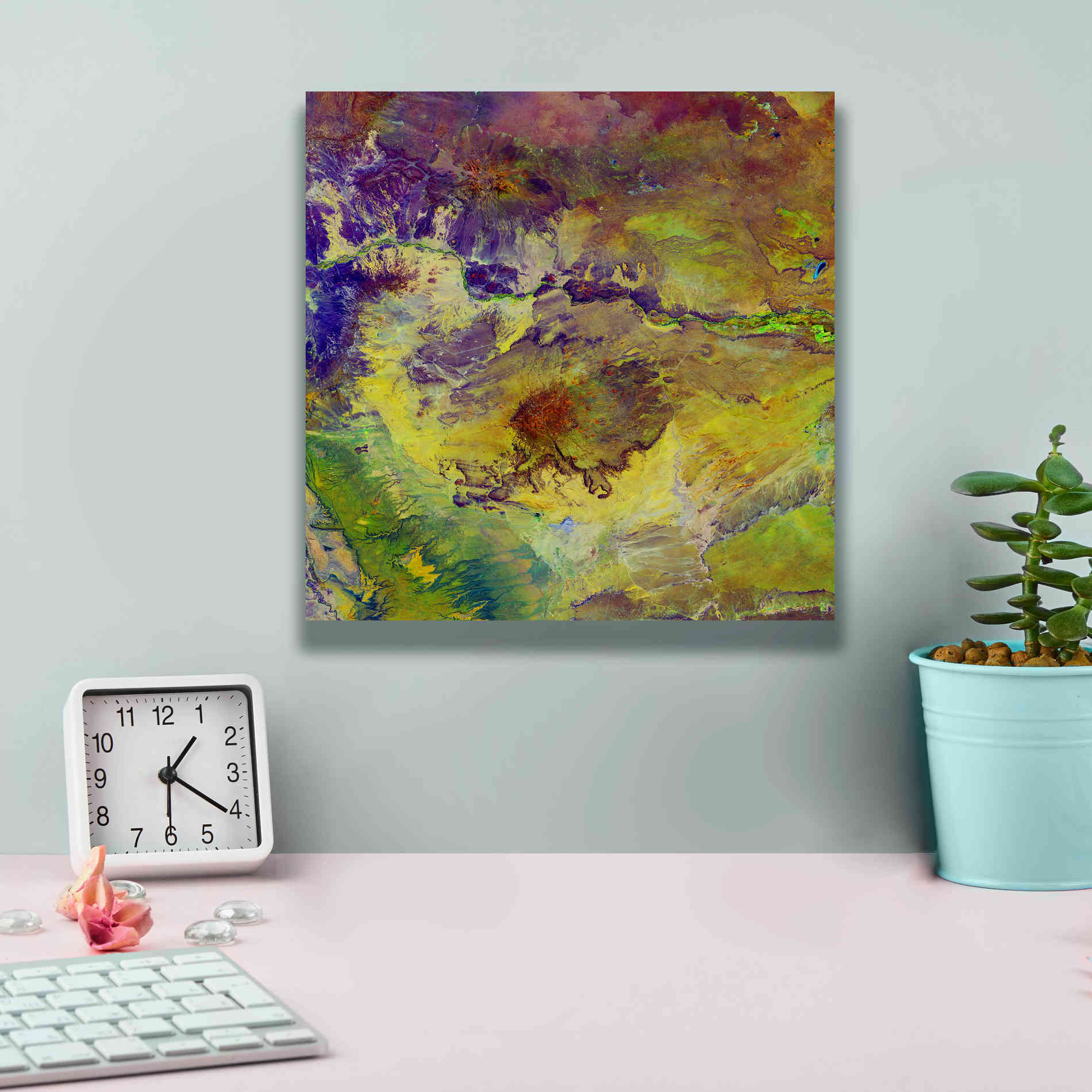 'Earth as Art: Sabotage,' Canvas Wall Art,12 x 12