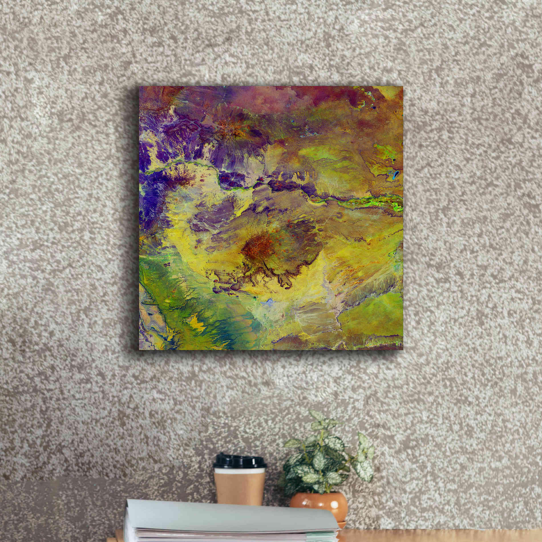 'Earth as Art: Sabotage,' Canvas Wall Art,18 x 18