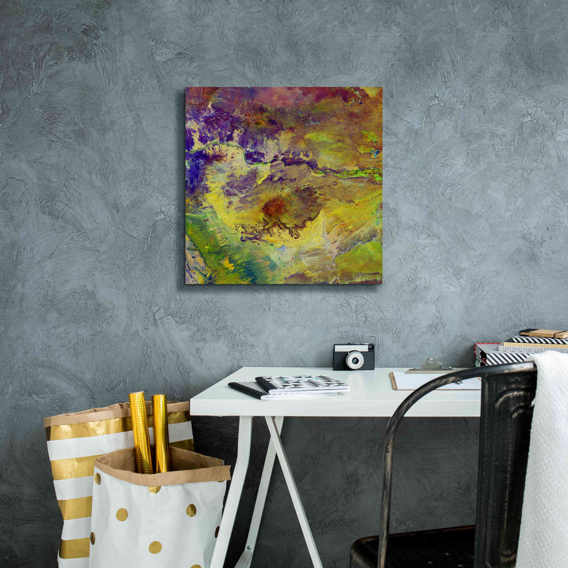 'Earth as Art: Sabotage,' Canvas Wall Art,18 x 18