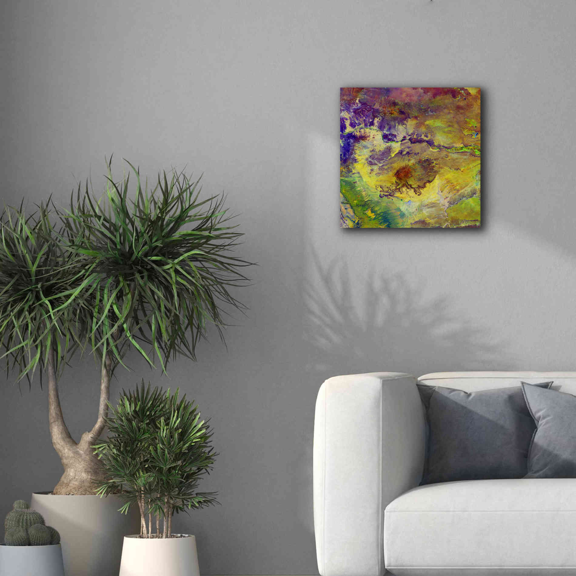 'Earth as Art: Sabotage,' Canvas Wall Art,18 x 18