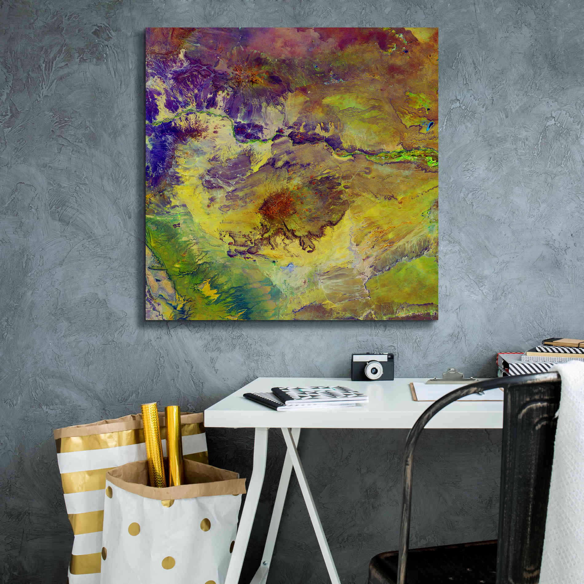 'Earth as Art: Sabotage,' Canvas Wall Art,26 x 26