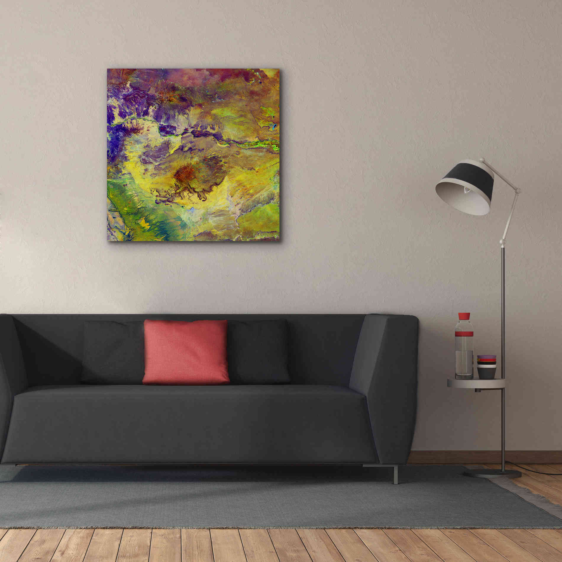 'Earth as Art: Sabotage,' Canvas Wall Art,37 x 37