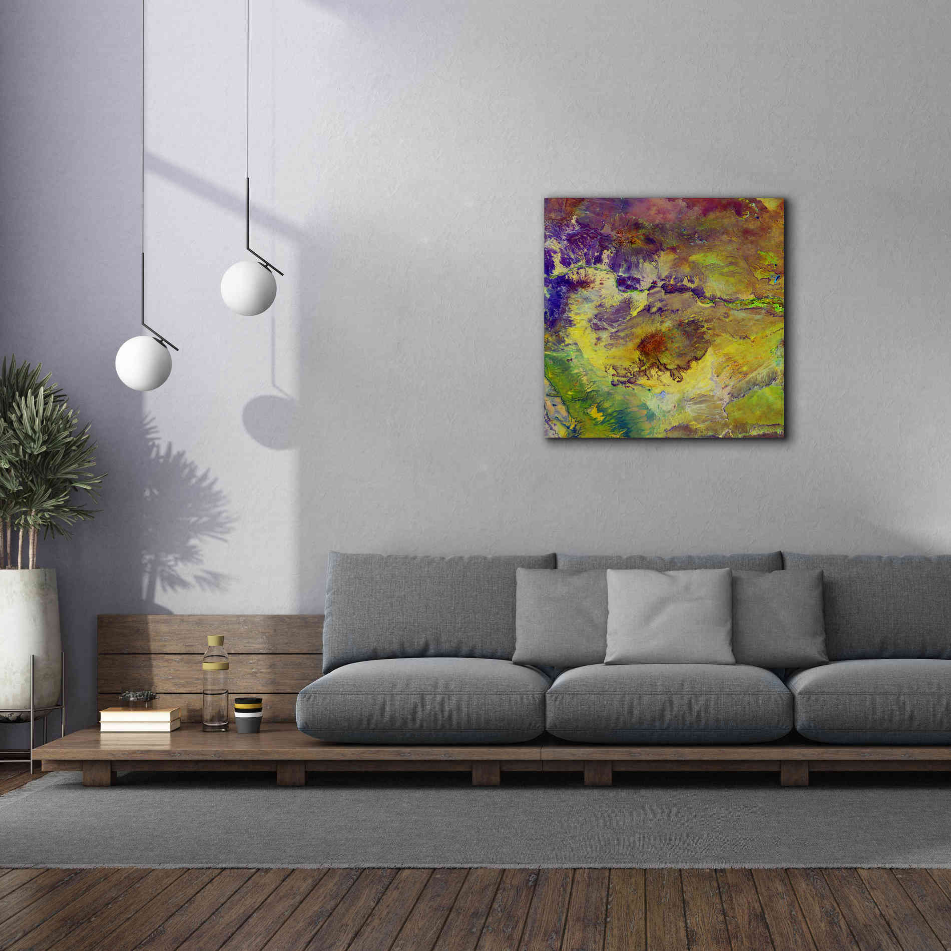 'Earth as Art: Sabotage,' Canvas Wall Art,37 x 37