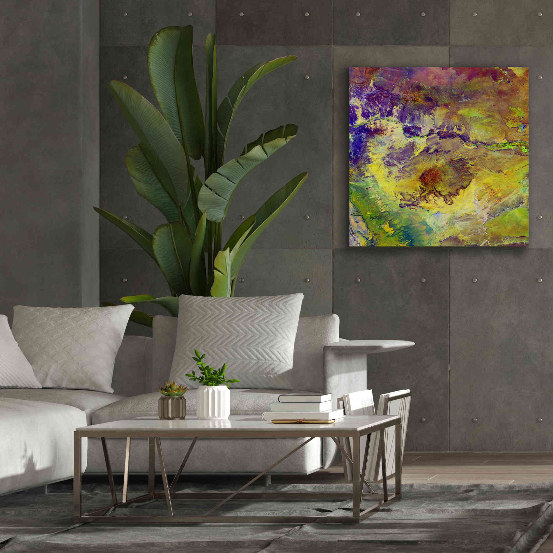 'Earth as Art: Sabotage,' Canvas Wall Art,37 x 37
