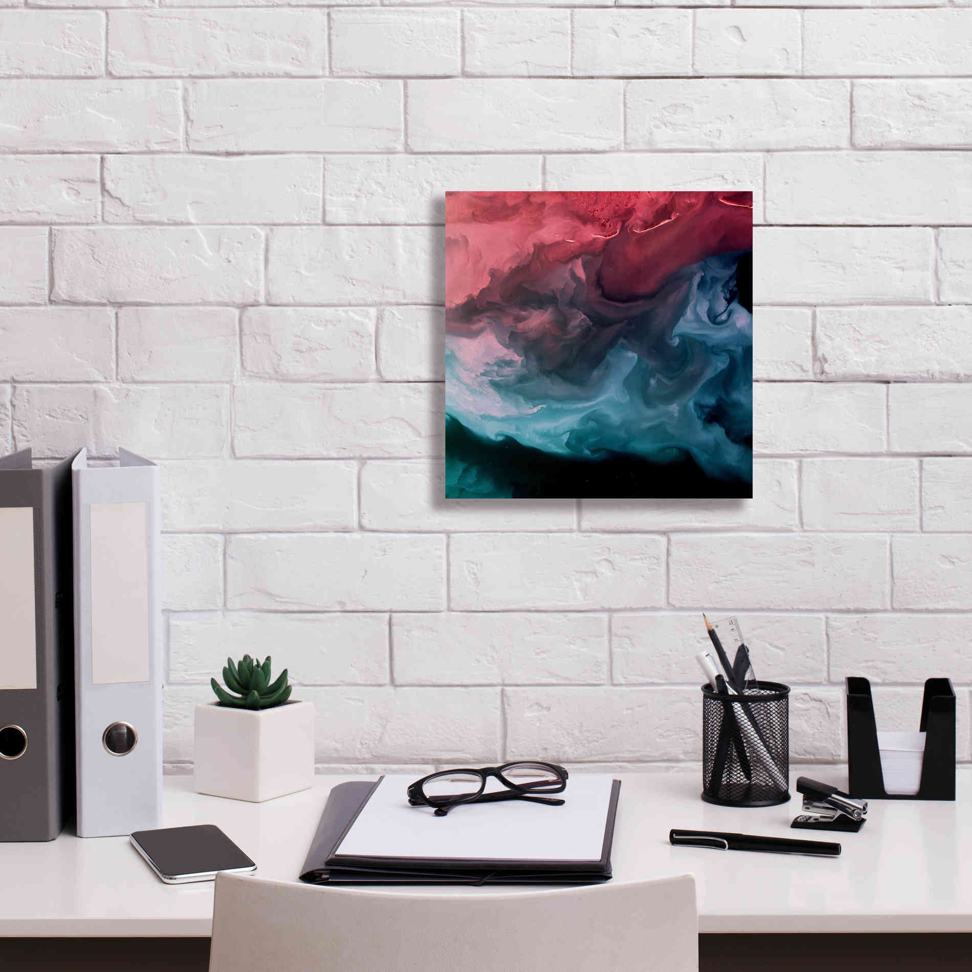 'Earth as Art: Serene Expressions,' Canvas Wall Art,12 x 12