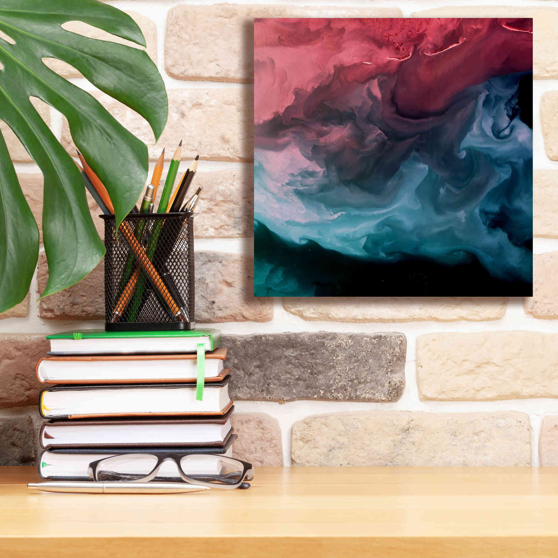 'Earth as Art: Serene Expressions,' Canvas Wall Art,12 x 12