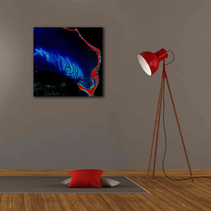 'Earth as Art: Shoal Complex,' Canvas Wall Art,26 x 26