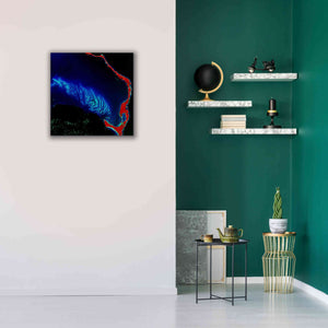'Earth as Art: Shoal Complex,' Canvas Wall Art,26 x 26