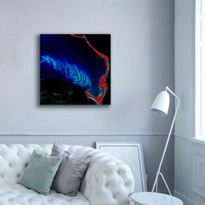 'Earth as Art: Shoal Complex,' Canvas Wall Art,37 x 37