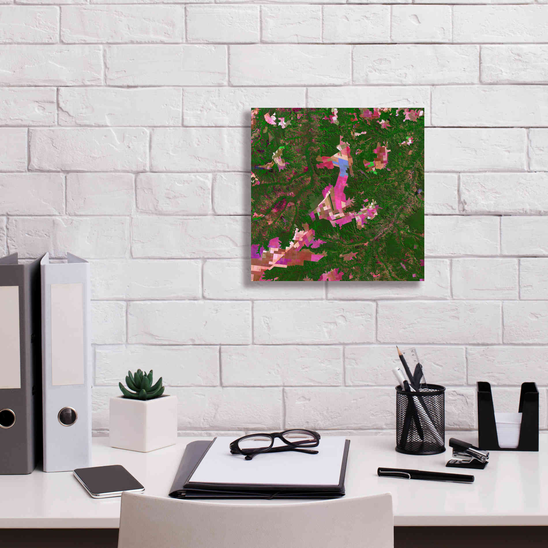 'Earth as Art: Southwestern Abstract,' Canvas Wall Art,12 x 12