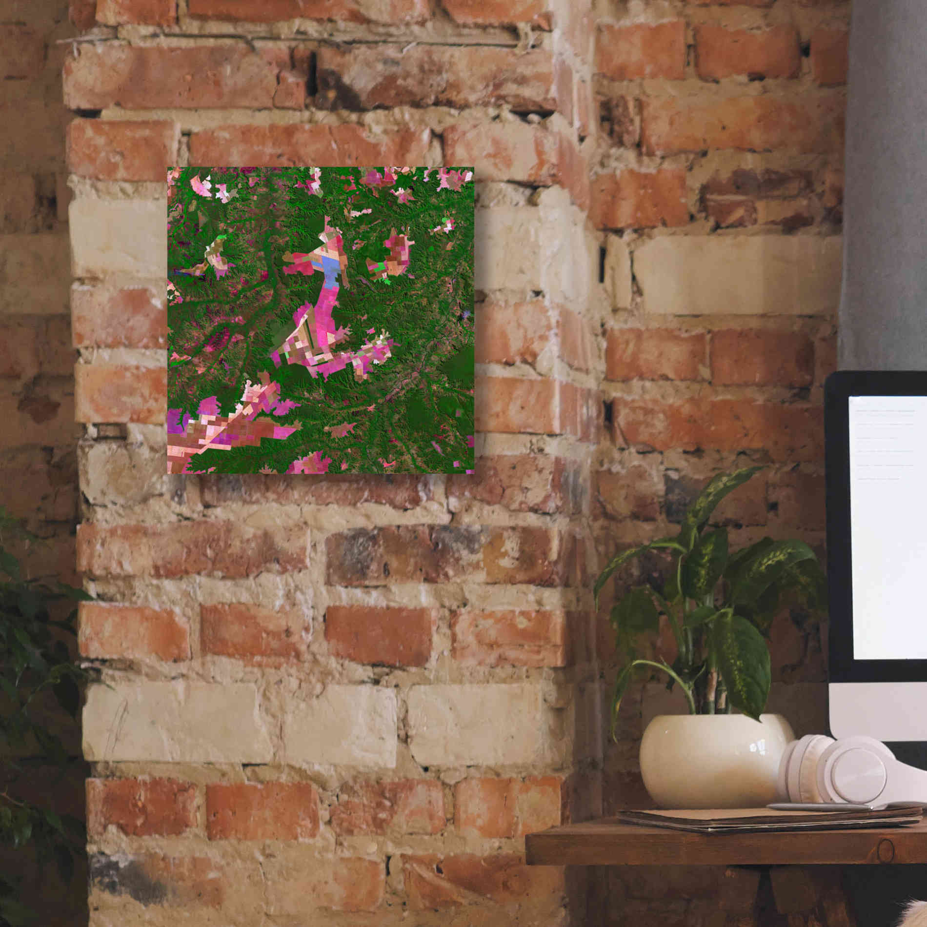 'Earth as Art: Southwestern Abstract,' Canvas Wall Art,12 x 12