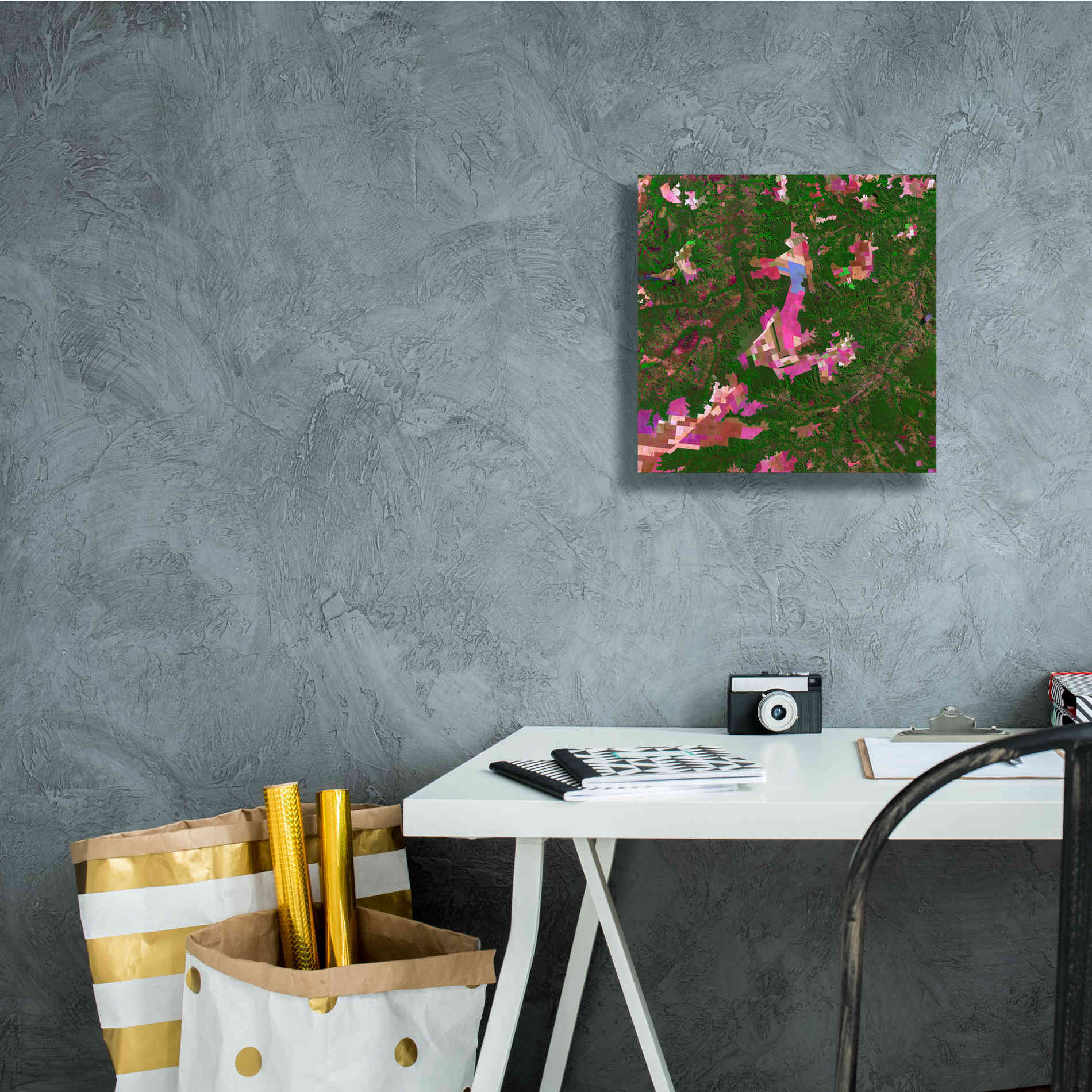 'Earth as Art: Southwestern Abstract,' Canvas Wall Art,12 x 12