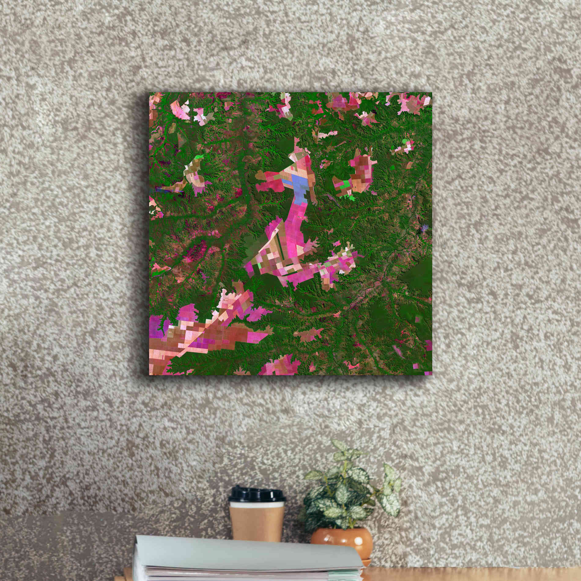'Earth as Art: Southwestern Abstract,' Canvas Wall Art,18 x 18