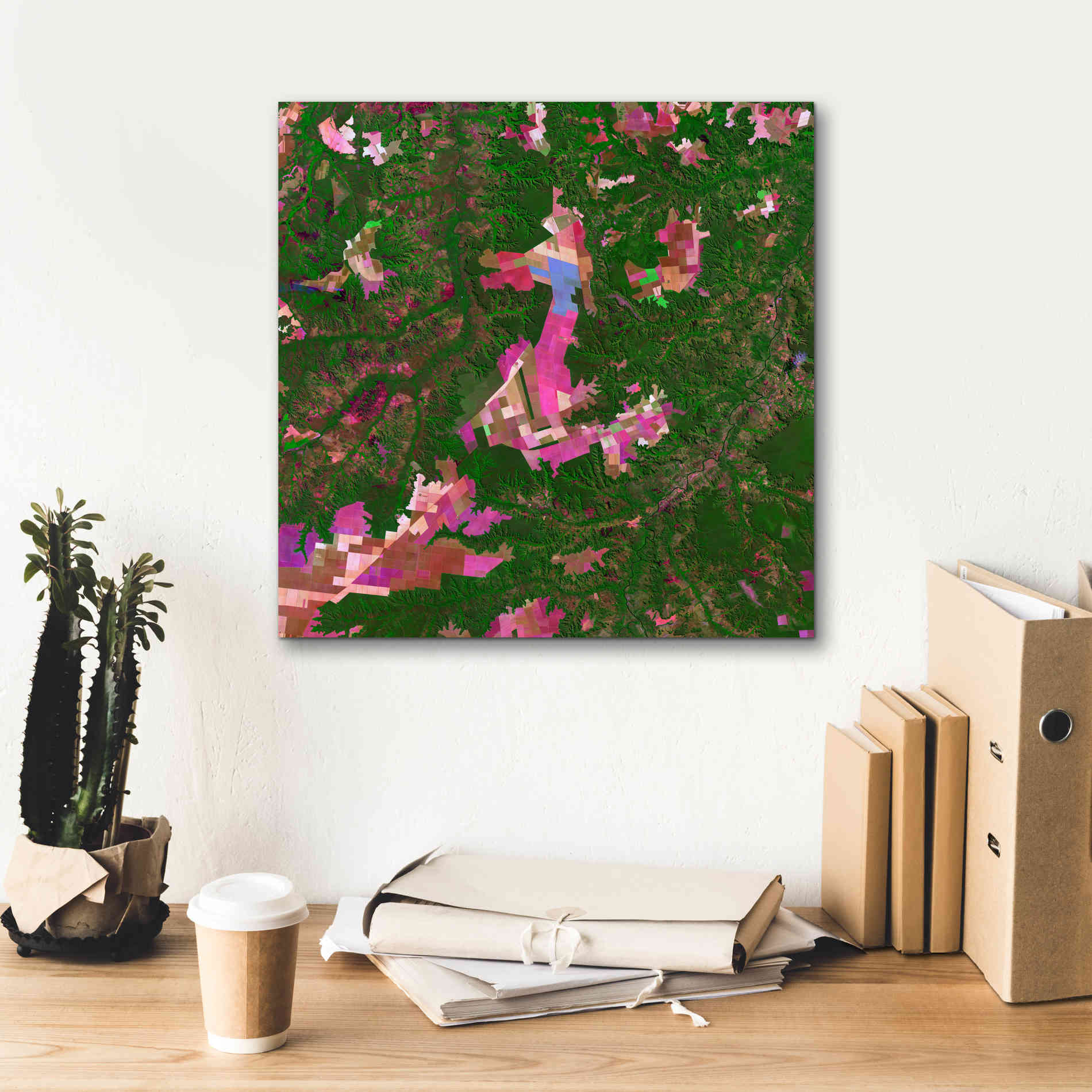 'Earth as Art: Southwestern Abstract,' Canvas Wall Art,18 x 18