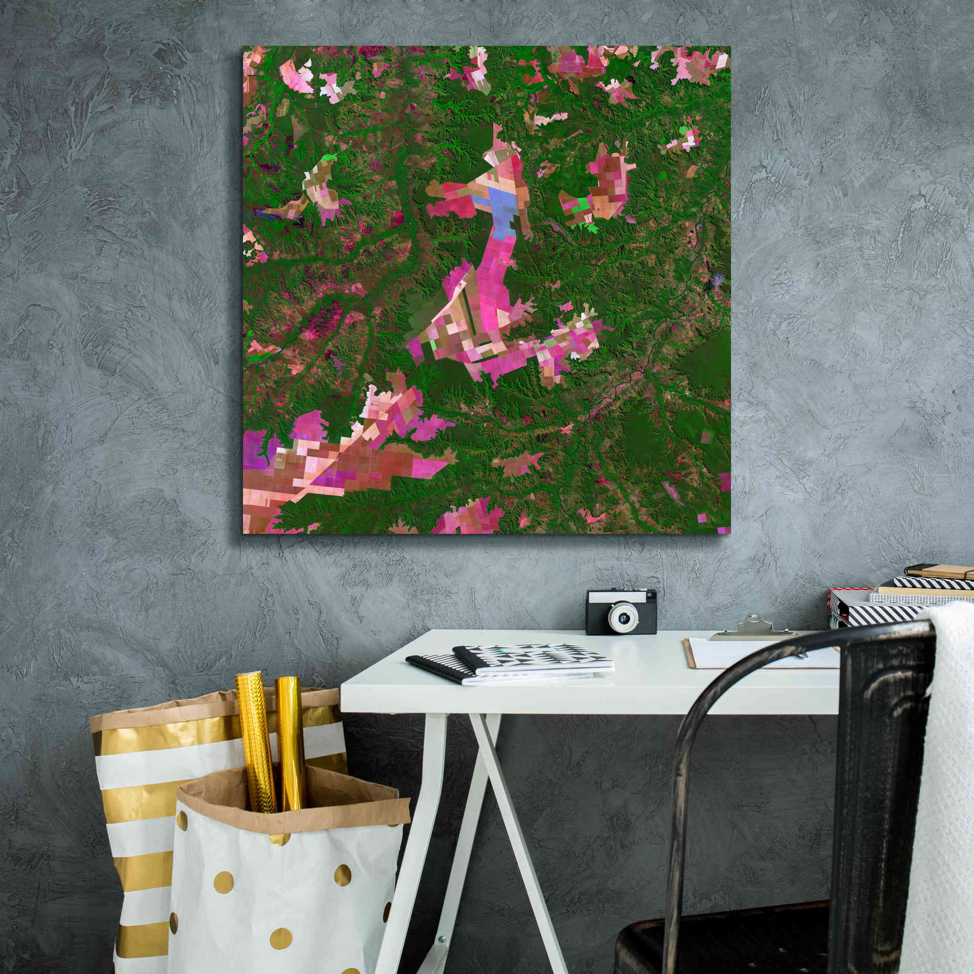 'Earth as Art: Southwestern Abstract,' Canvas Wall Art,26 x 26
