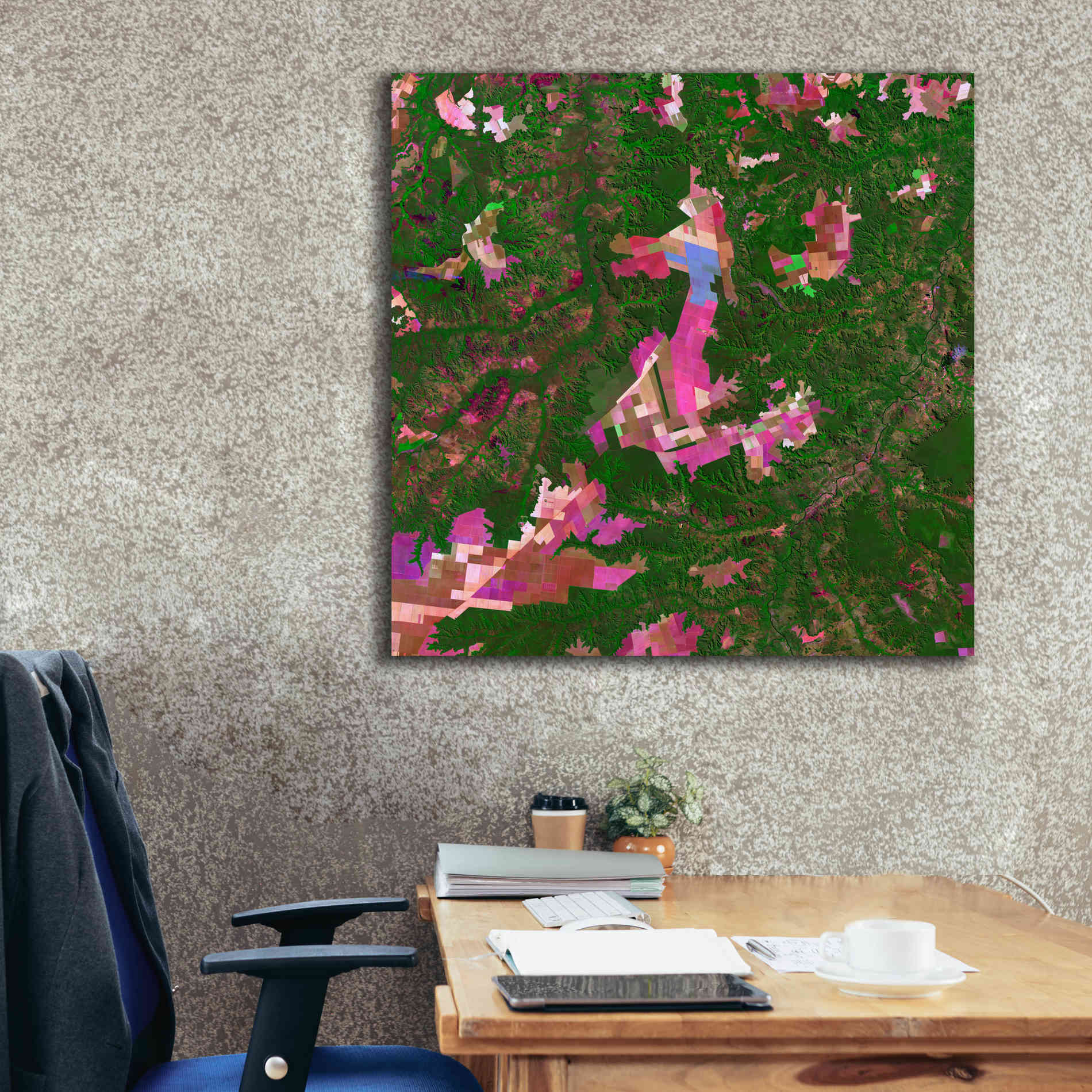 'Earth as Art: Southwestern Abstract,' Canvas Wall Art,37 x 37