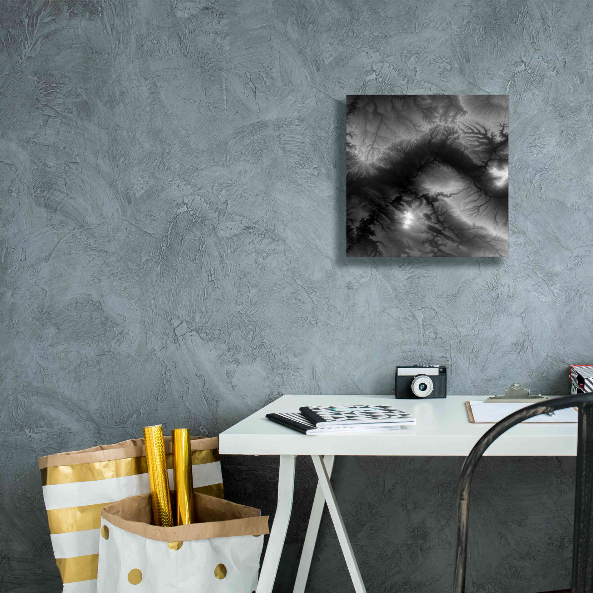 'Earth as Art: Tantibus,' Canvas Wall Art,12 x 12