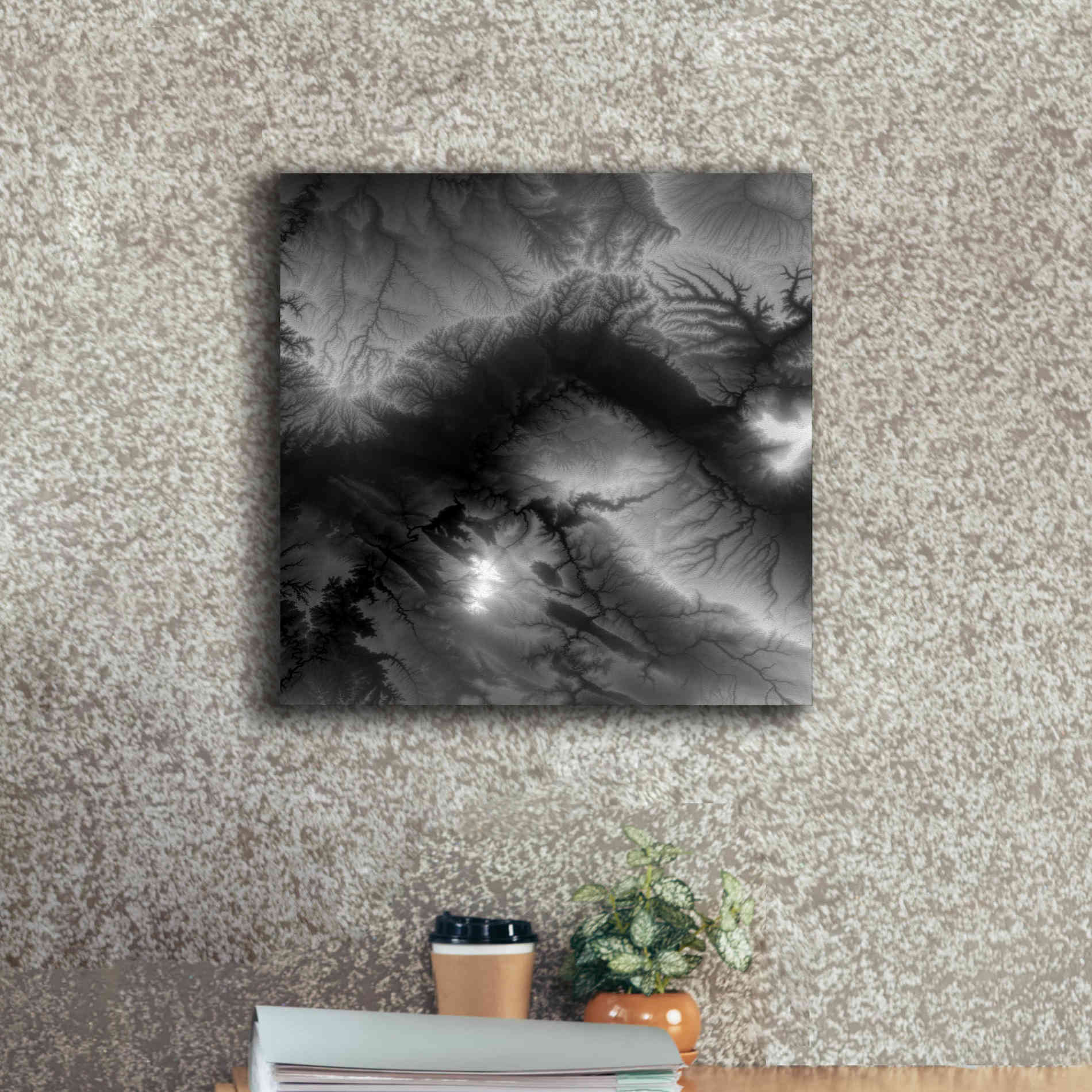 'Earth as Art: Tantibus,' Canvas Wall Art,18 x 18