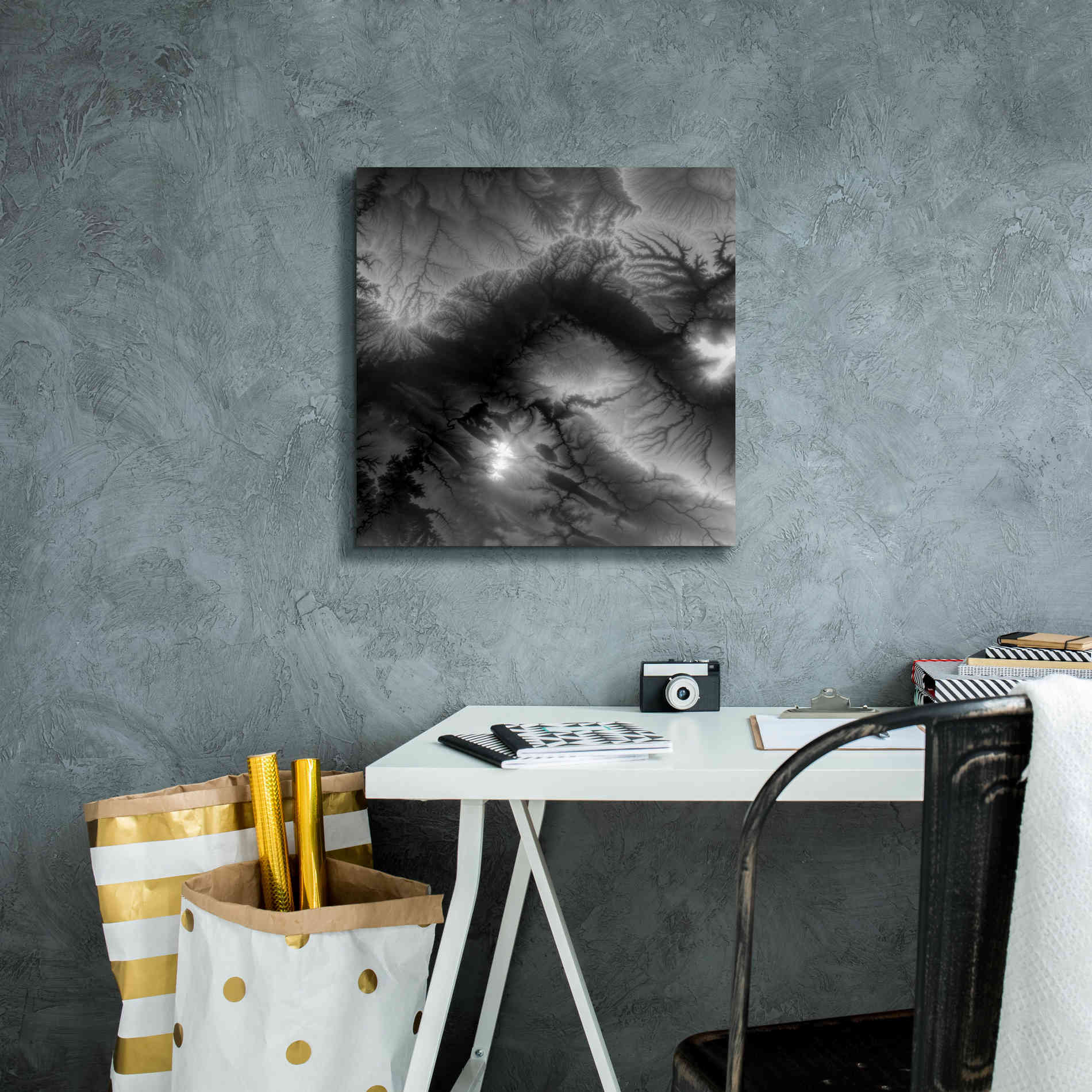 'Earth as Art: Tantibus,' Canvas Wall Art,18 x 18