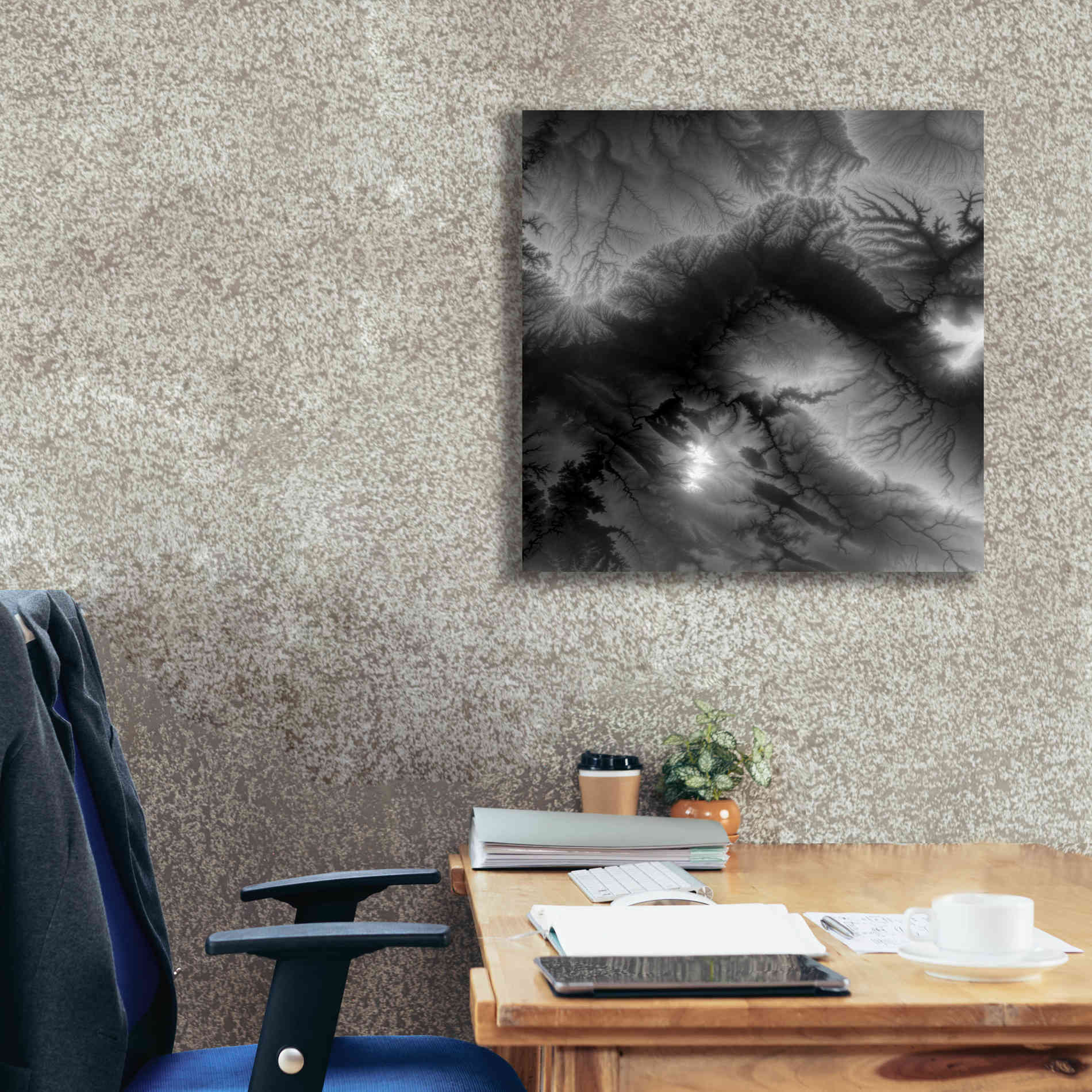 'Earth as Art: Tantibus,' Canvas Wall Art,26 x 26