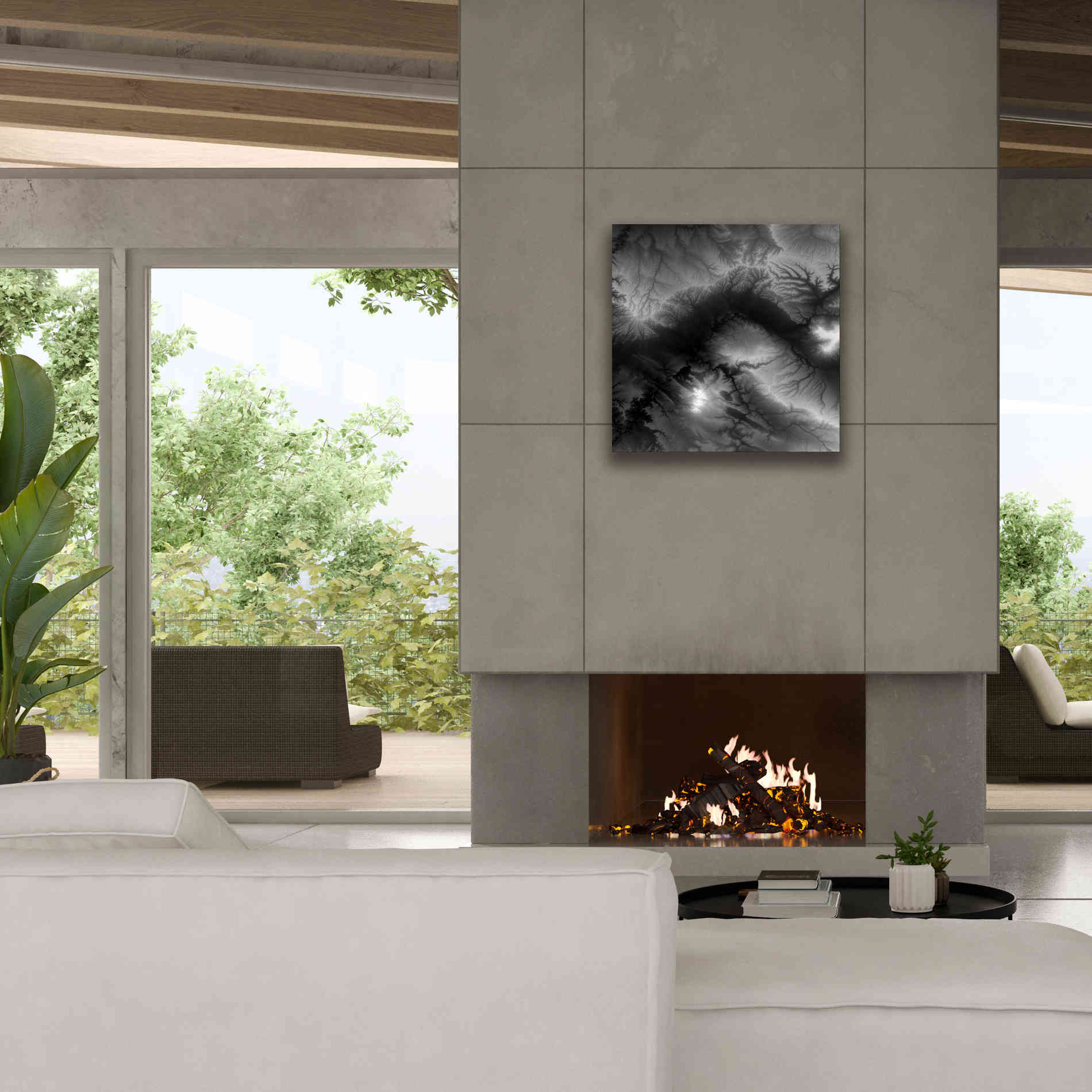 'Earth as Art: Tantibus,' Canvas Wall Art,26 x 26