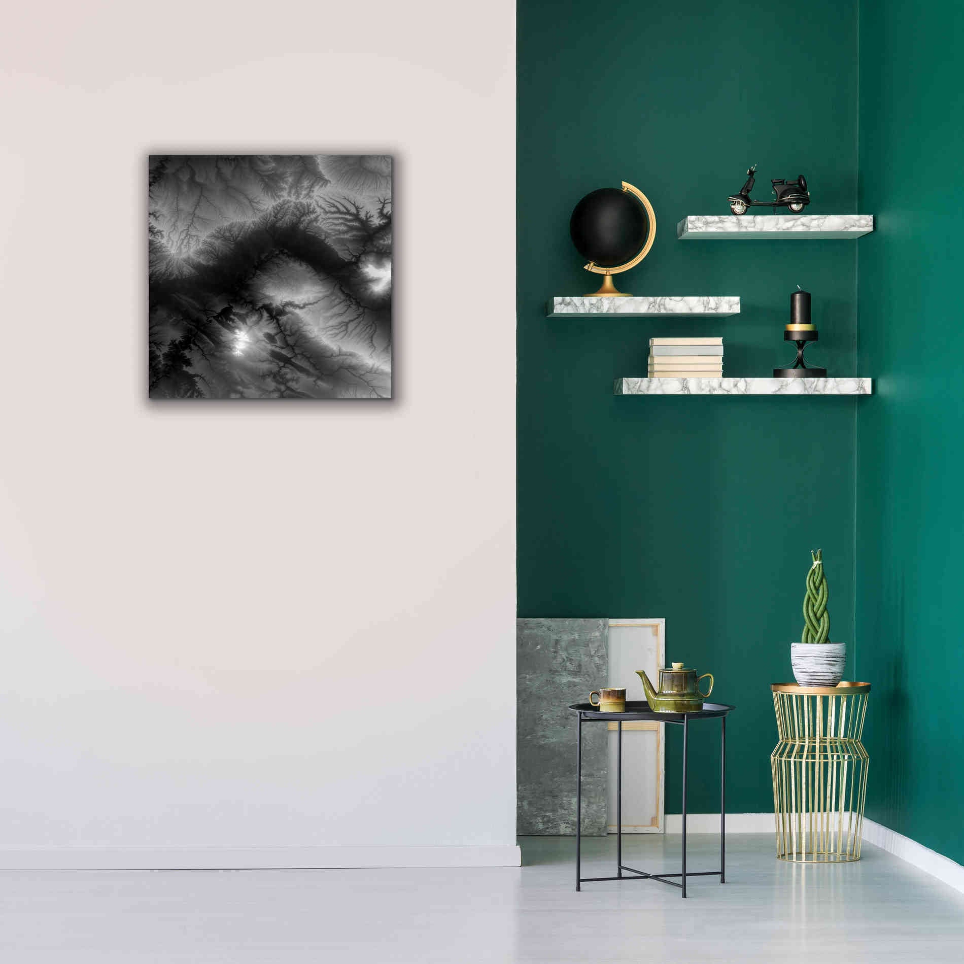 'Earth as Art: Tantibus,' Canvas Wall Art,26 x 26