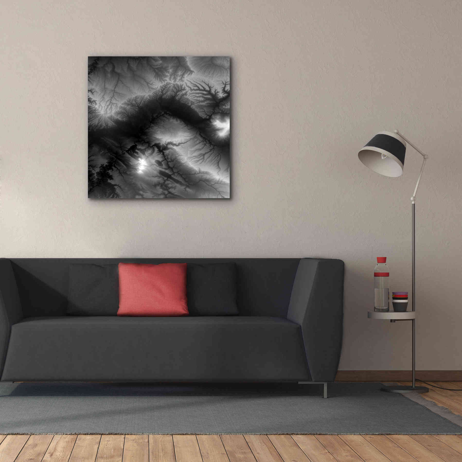 'Earth as Art: Tantibus,' Canvas Wall Art,37 x 37