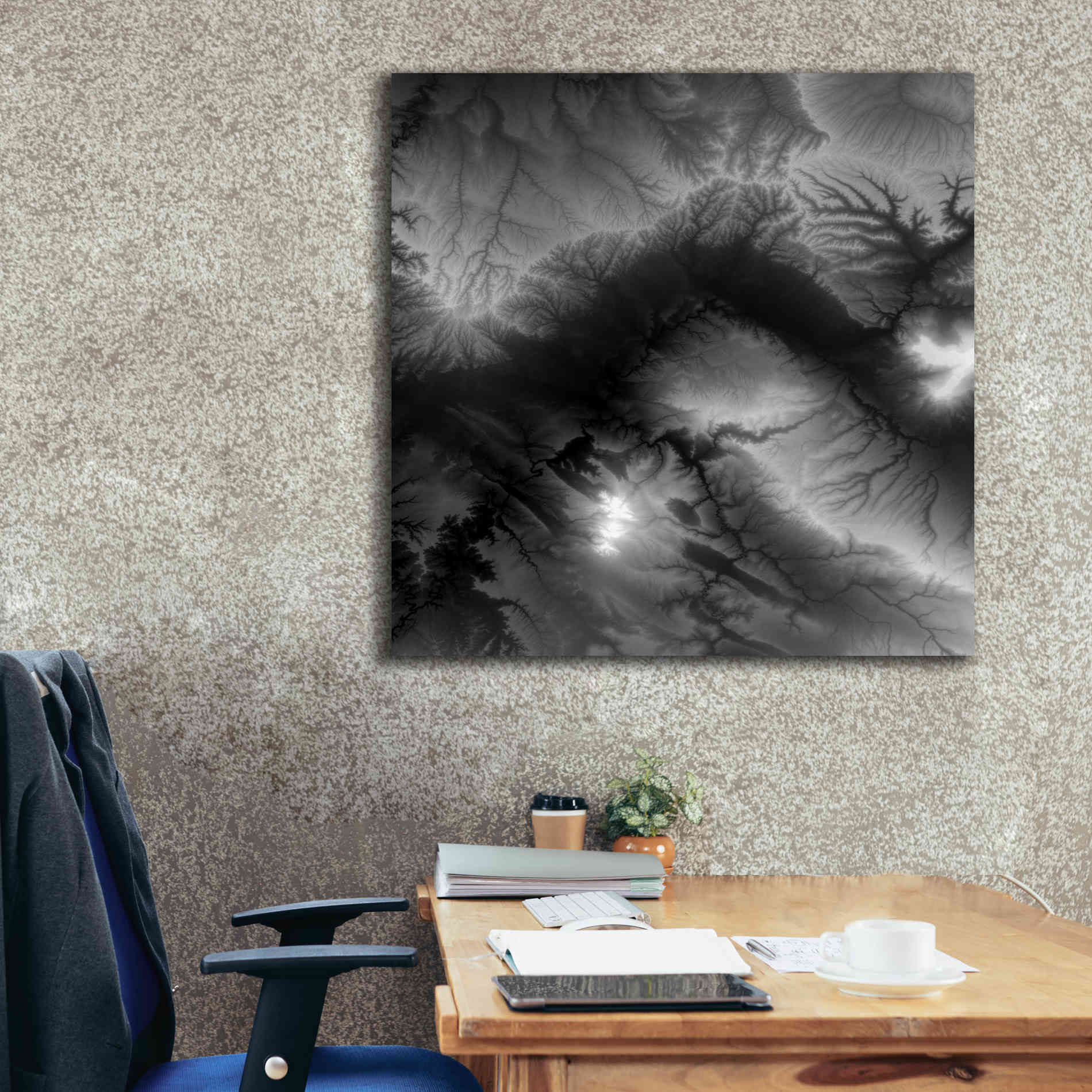 'Earth as Art: Tantibus,' Canvas Wall Art,37 x 37