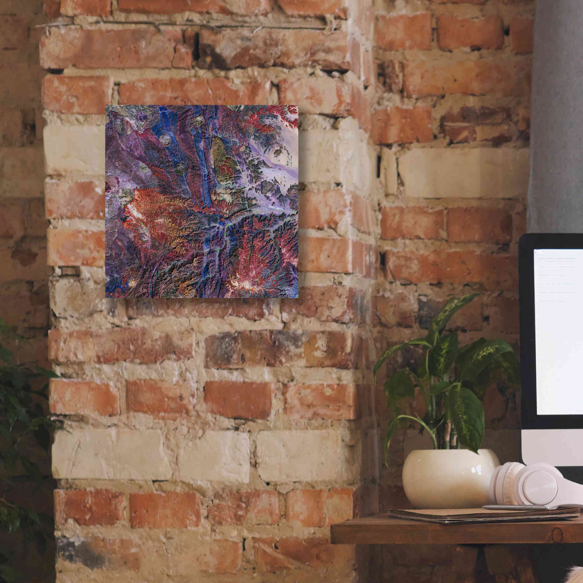 'Earth as Art: Tapestry,' Canvas Wall Art,12 x 12
