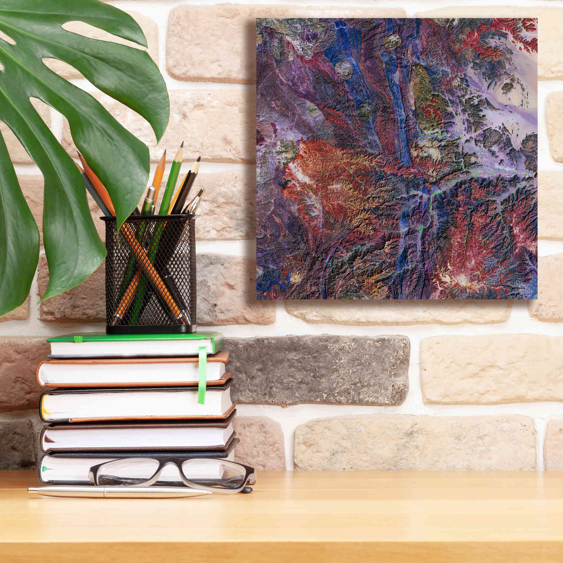 'Earth as Art: Tapestry,' Canvas Wall Art,12 x 12