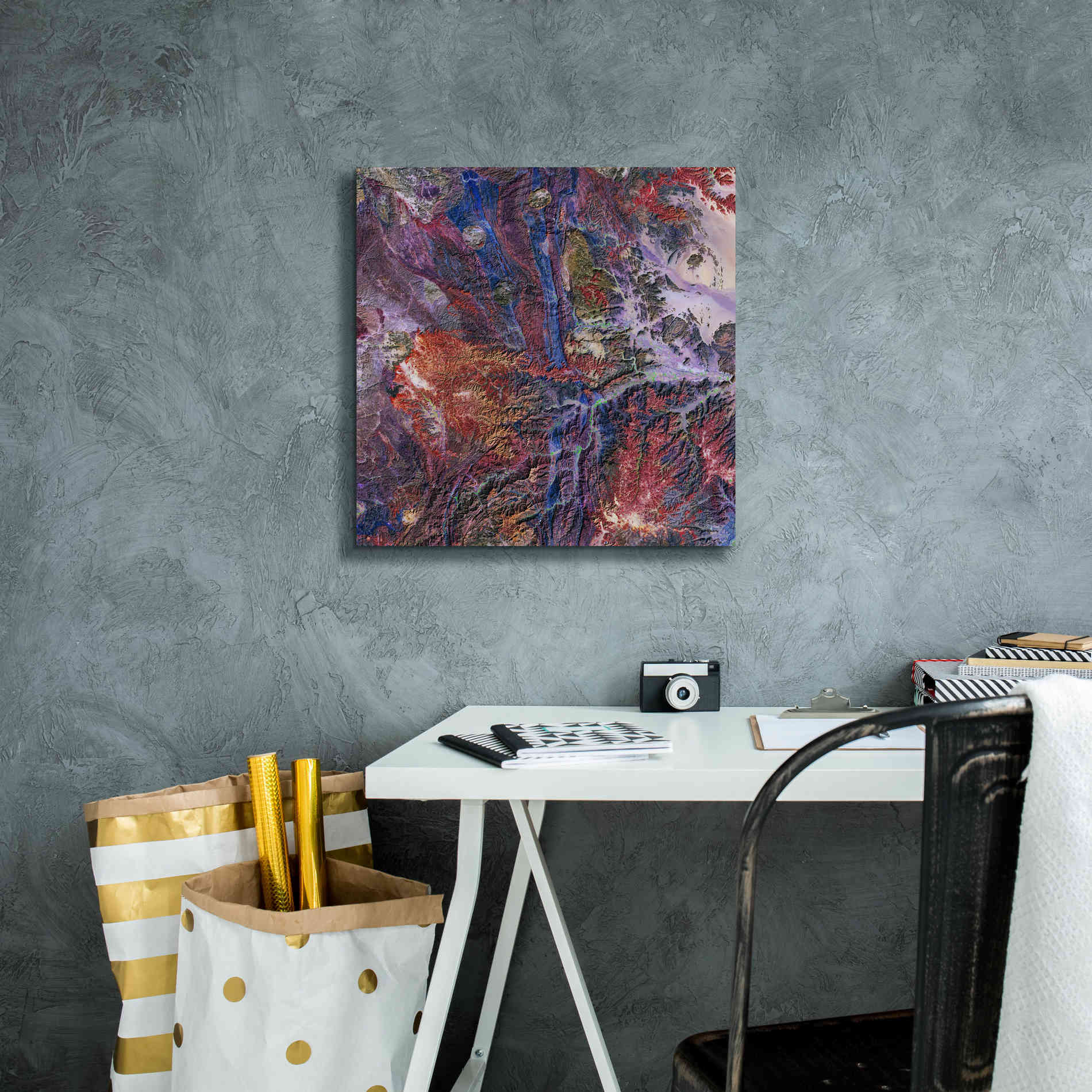 'Earth as Art: Tapestry,' Canvas Wall Art,18 x 18