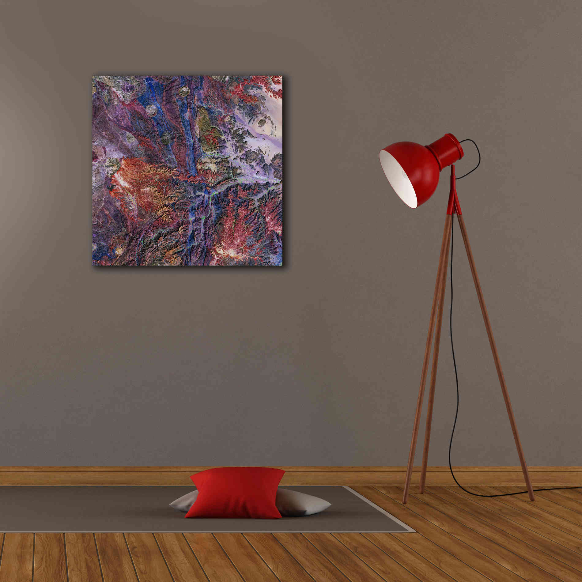 'Earth as Art: Tapestry,' Canvas Wall Art,26 x 26