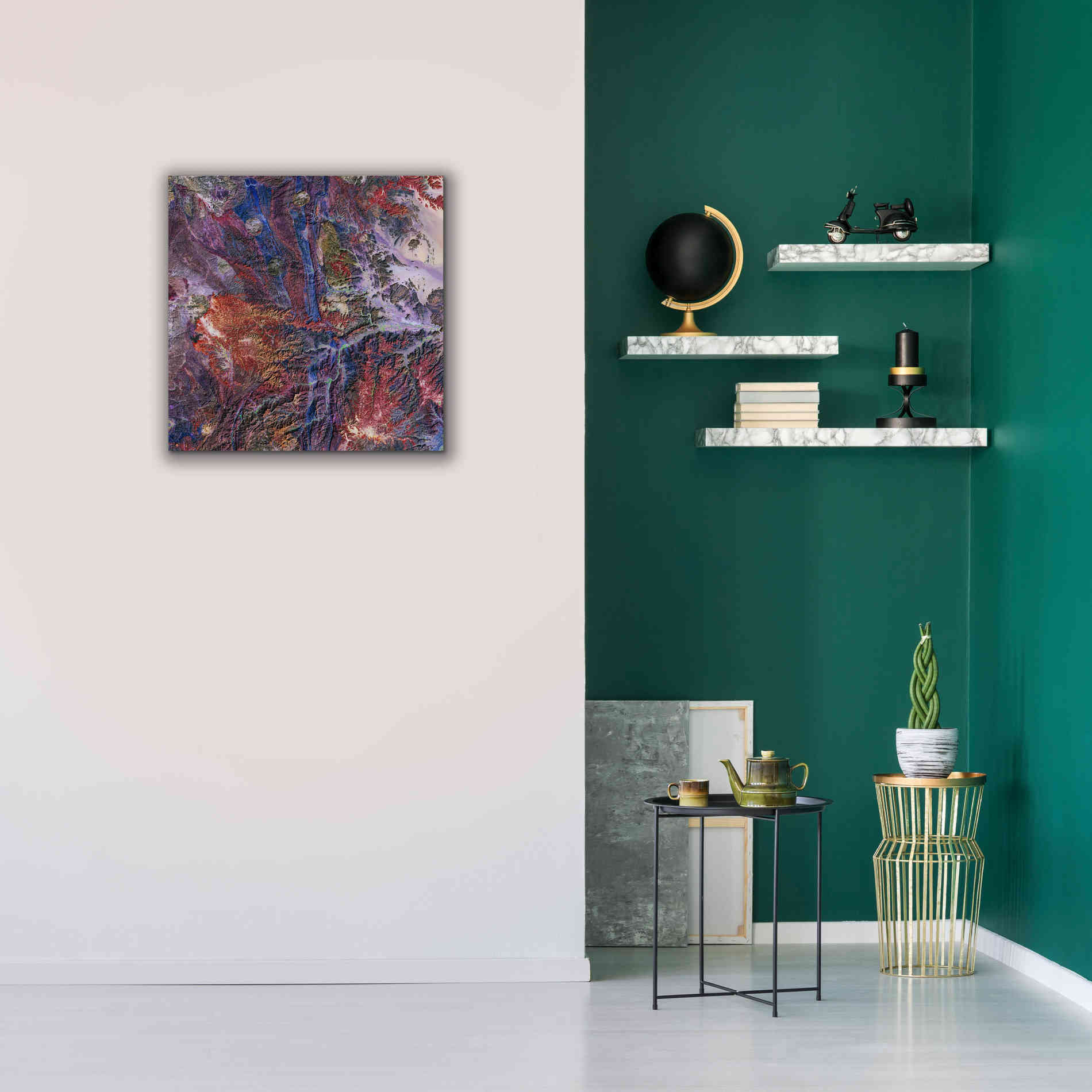 'Earth as Art: Tapestry,' Canvas Wall Art,26 x 26