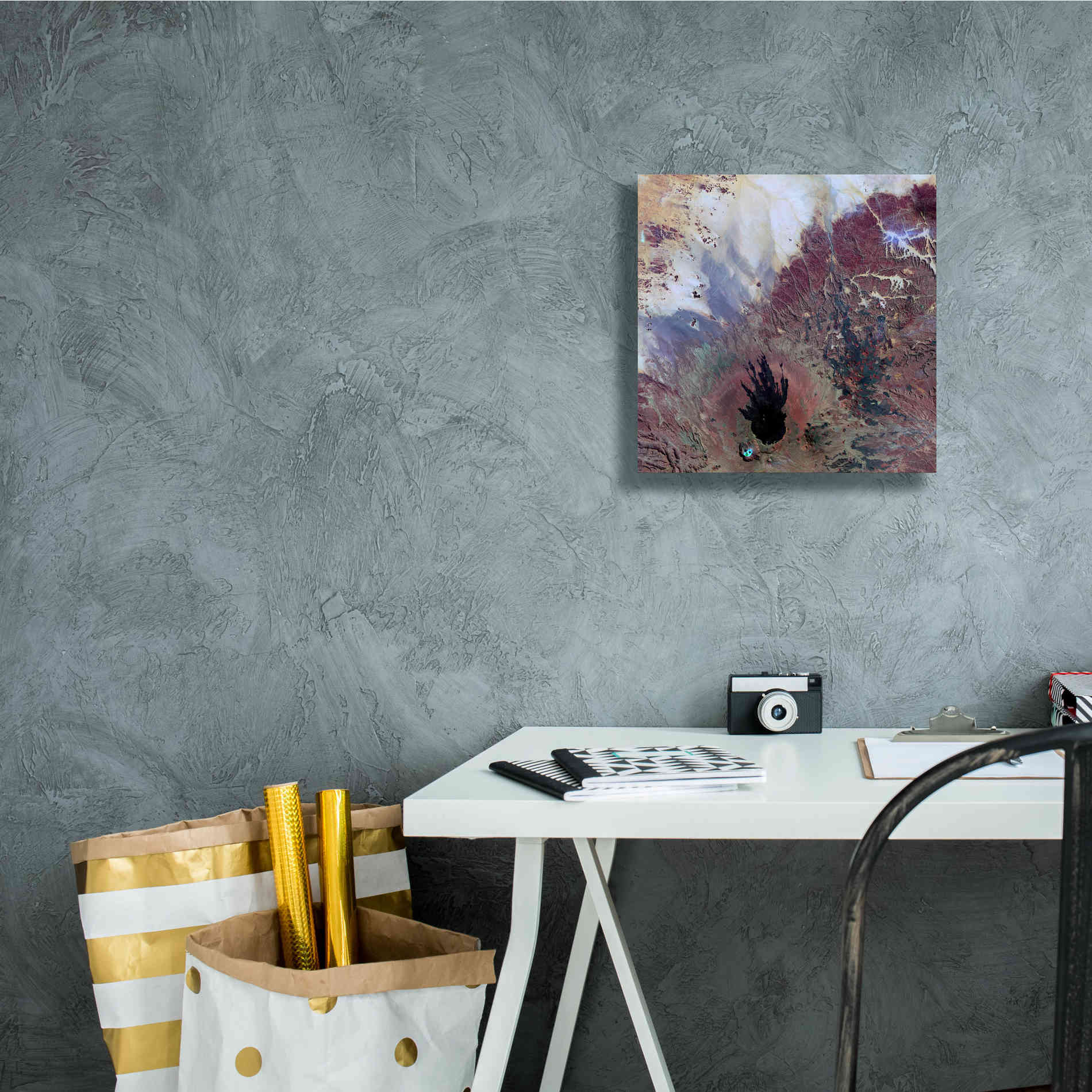 'Earth as Art: The Watcher,' Canvas Wall Art,12 x 12