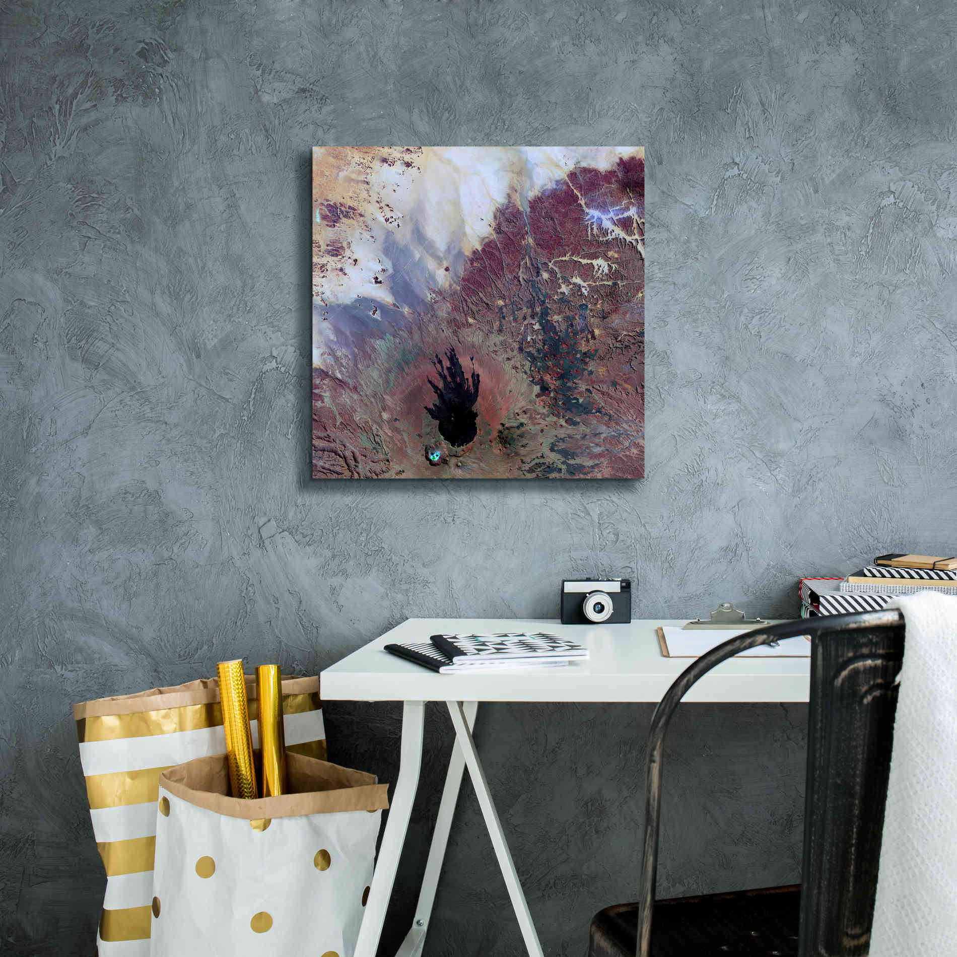 'Earth as Art: The Watcher,' Canvas Wall Art,18 x 18