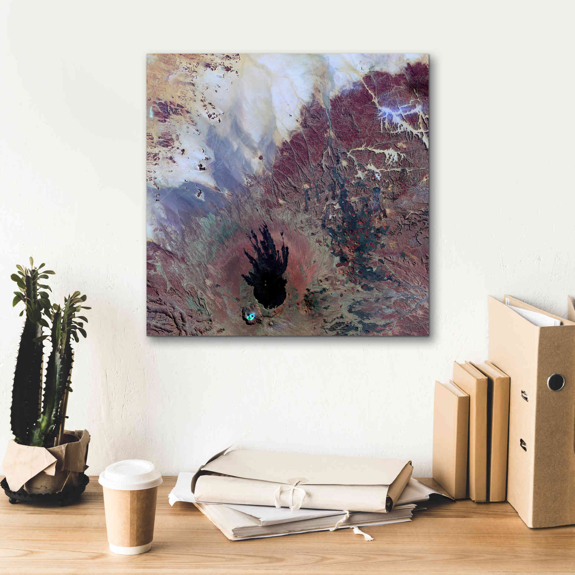 'Earth as Art: The Watcher,' Canvas Wall Art,18 x 18