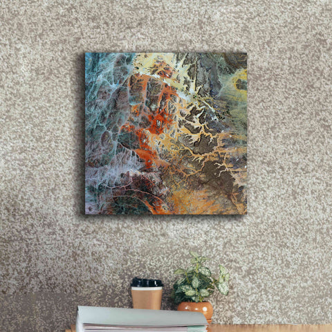 Image of 'Earth as Art: Unfriendly Landscape,' Canvas Wall Art,18 x 18