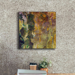 'Earth as Art: Weird Watercolor,' Canvas Wall Art,18 x 18
