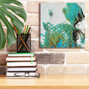 'Earth as Art: Blue Ice,' Canvas Wall Art,12 x 12