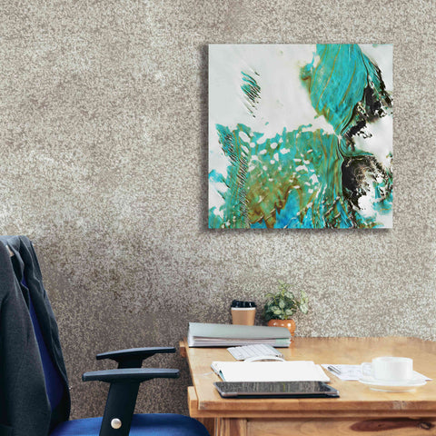 Image of 'Earth as Art: Blue Ice,' Canvas Wall Art,26 x 26