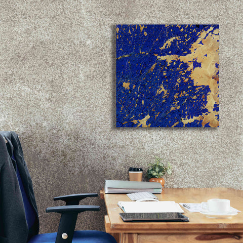 Image of 'Earth as Art: Copper and Blue,' Canvas Wall Art,26 x 26