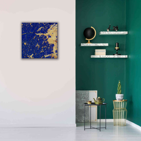 Image of 'Earth as Art: Copper and Blue,' Canvas Wall Art,26 x 26