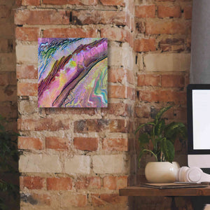 'Earth as Art: Desert Ribbons,' Canvas Wall Art,12 x 12