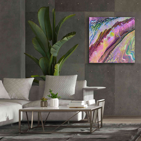 Image of 'Earth as Art: Desert Ribbons,' Canvas Wall Art,37 x 37