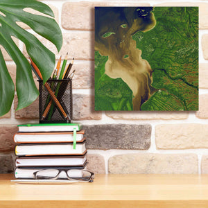 'Earth as Art: Facing the Tide,' Canvas Wall Art,12 x 12