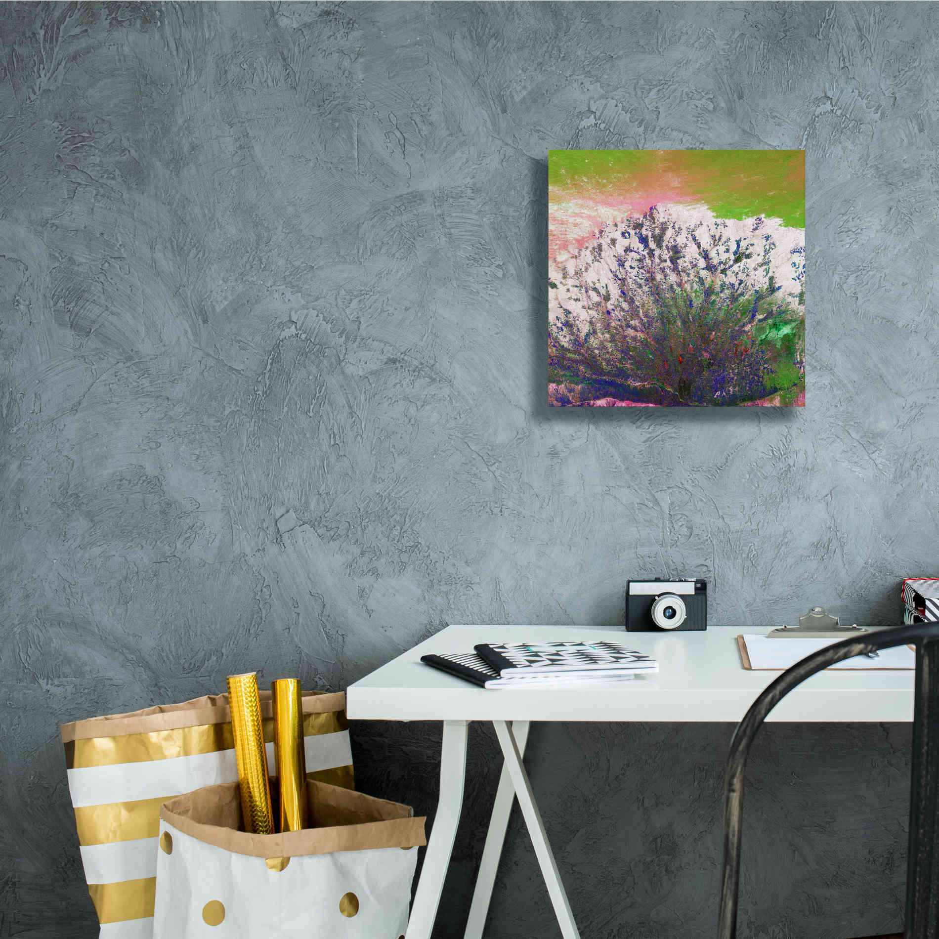 'Earth as Art: Fanned Out,' Canvas Wall Art,12 x 12