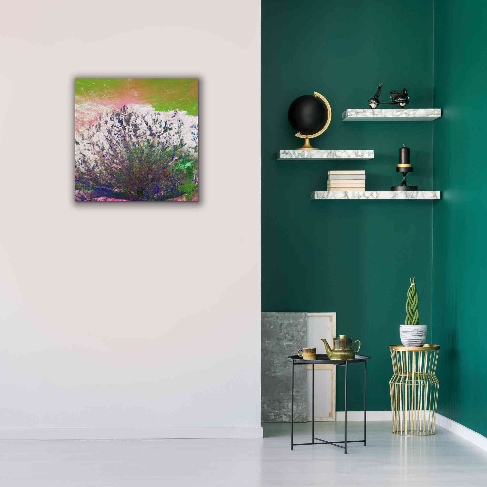 'Earth as Art: Fanned Out,' Canvas Wall Art,26 x 26