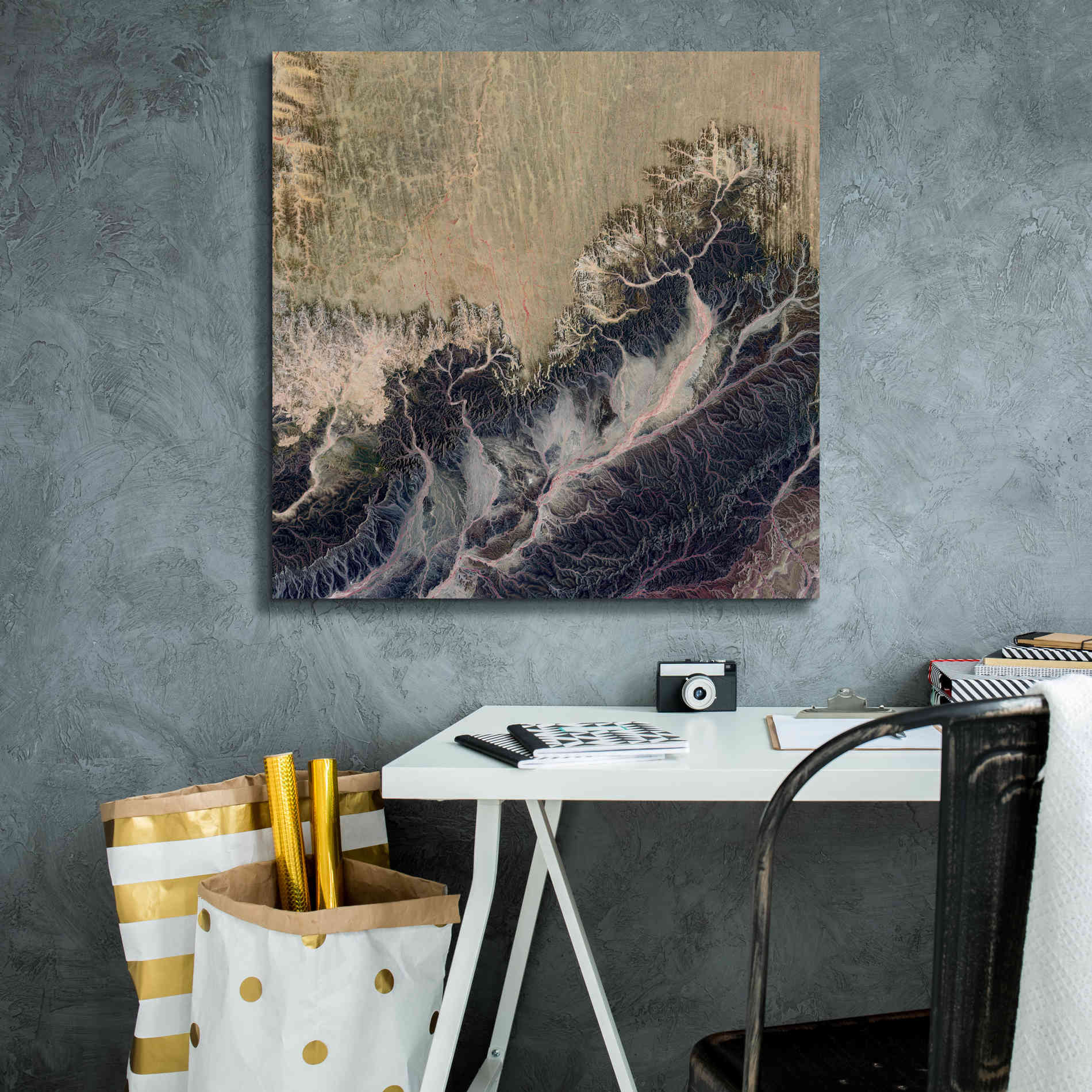 'Earth as Art: Irritated,' Canvas Wall Art,26 x 26