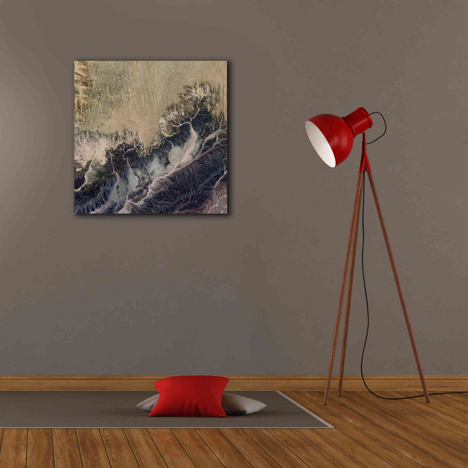 'Earth as Art: Irritated,' Canvas Wall Art,26 x 26